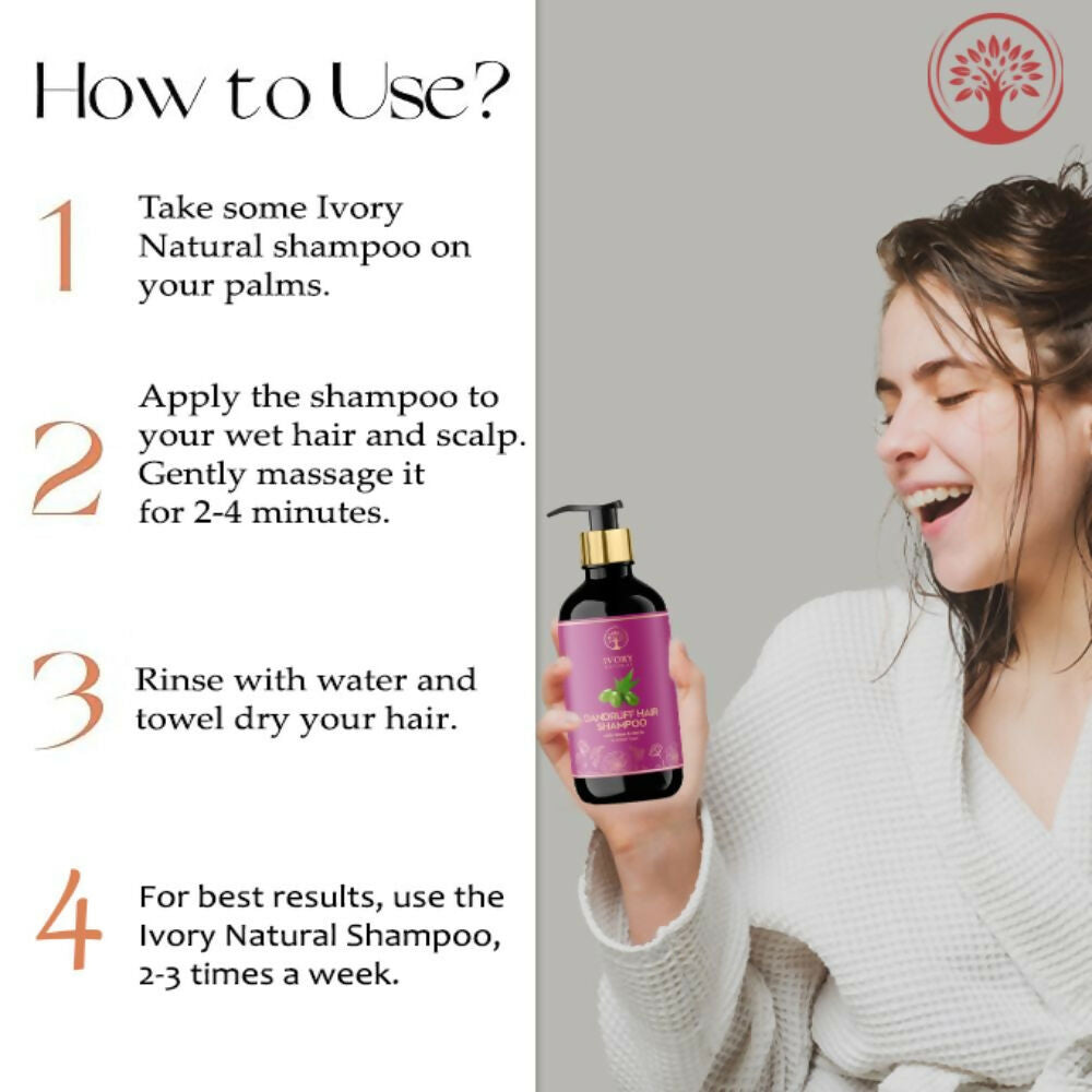 Ivory Natural Dandruff Shampoo - Embrace A Rejuvenated Scalp | Swadesiicart