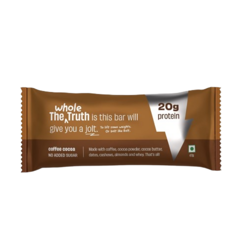 The Whole Truth High Protein Coffee Cocoa Protein Bar  Grab2Buy The Whole Truth Grab2Buy