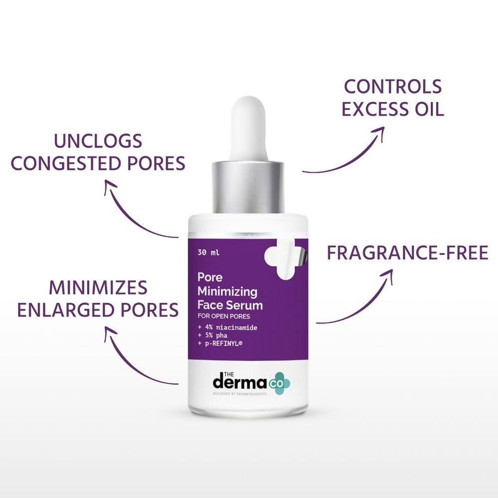 The Derma Co Pore Minimizing Face Serum with 4% Niacinamide, 5% PHA  Grab2Buy The Derma Co Grab2Buy