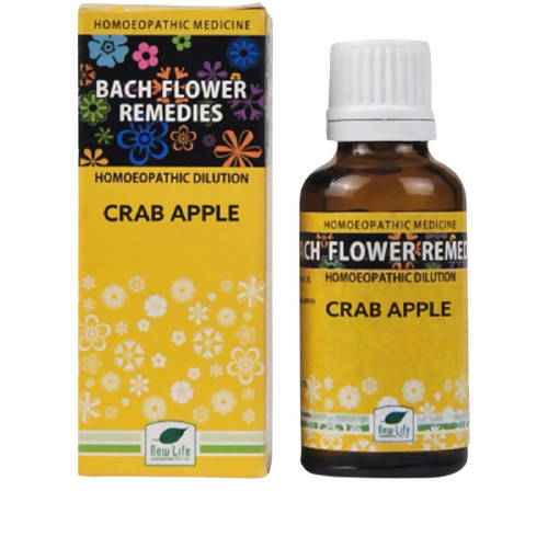 New Life Homeopathy Bach Flower Remedies Crab Apple Dilution 