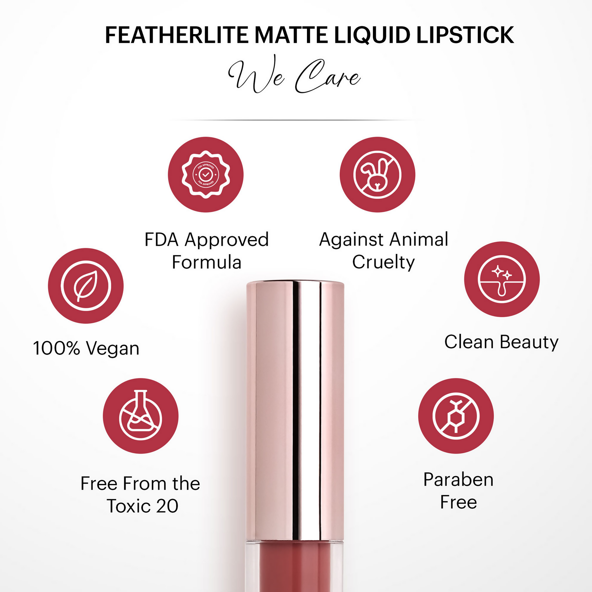 Parul Garg Beauty Featherlite Matte Liquid Lipstick - Passion 44
