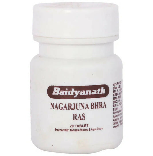 Baidyanath Jhansi Nagarjuna Bhra Ras Tablets - Grab2buy