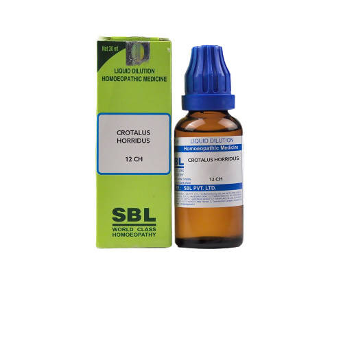 SBL Homeopathy Crotalus Horridus Dilution - Grab2buy