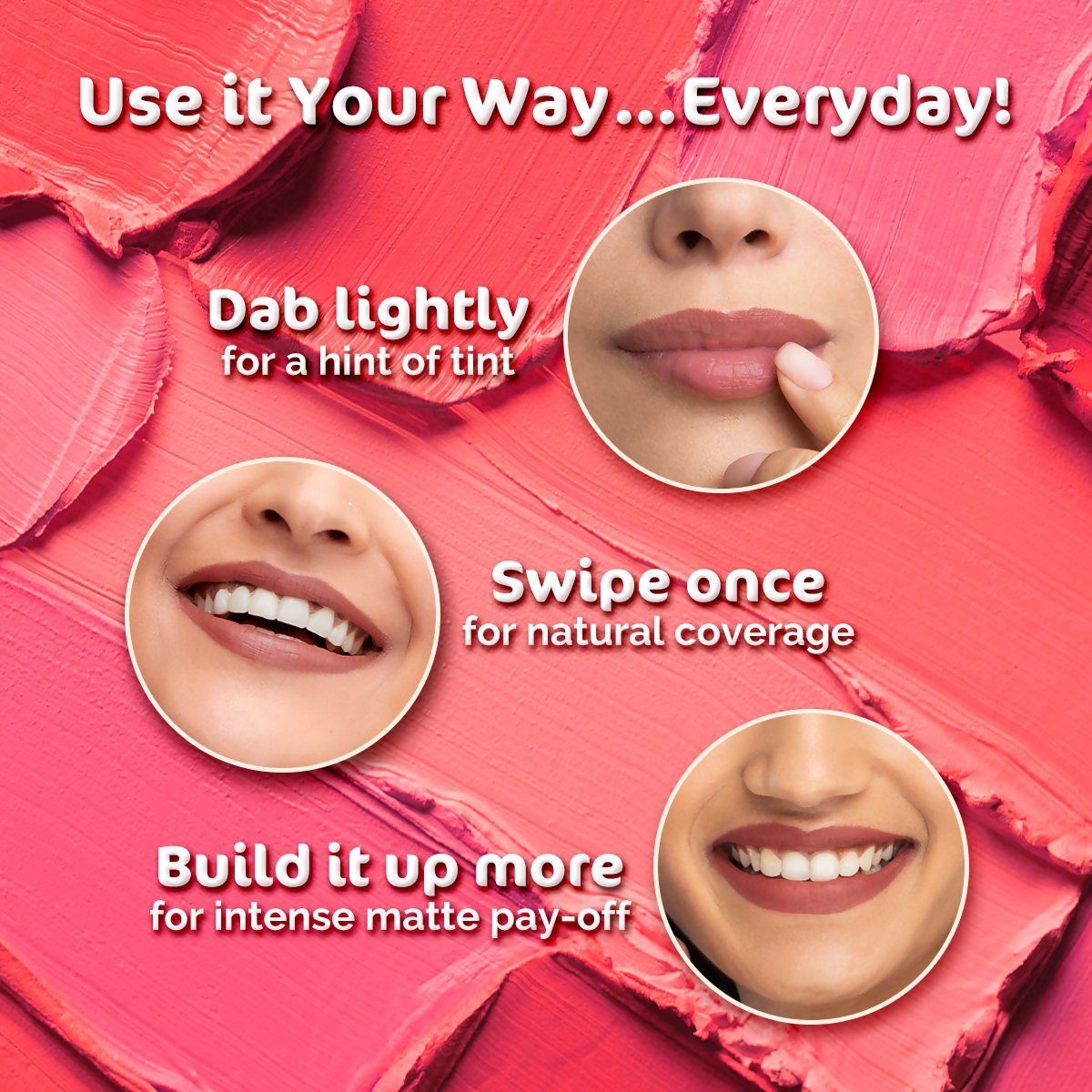 Mamaearth Creamy Matte Long Stay Lipstick - Tulip Magenta