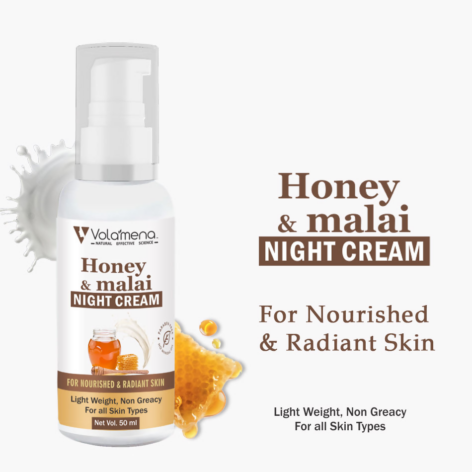 Volamena Honey Malai Night Cream  Grab2Buy Volamena Grab2Buy