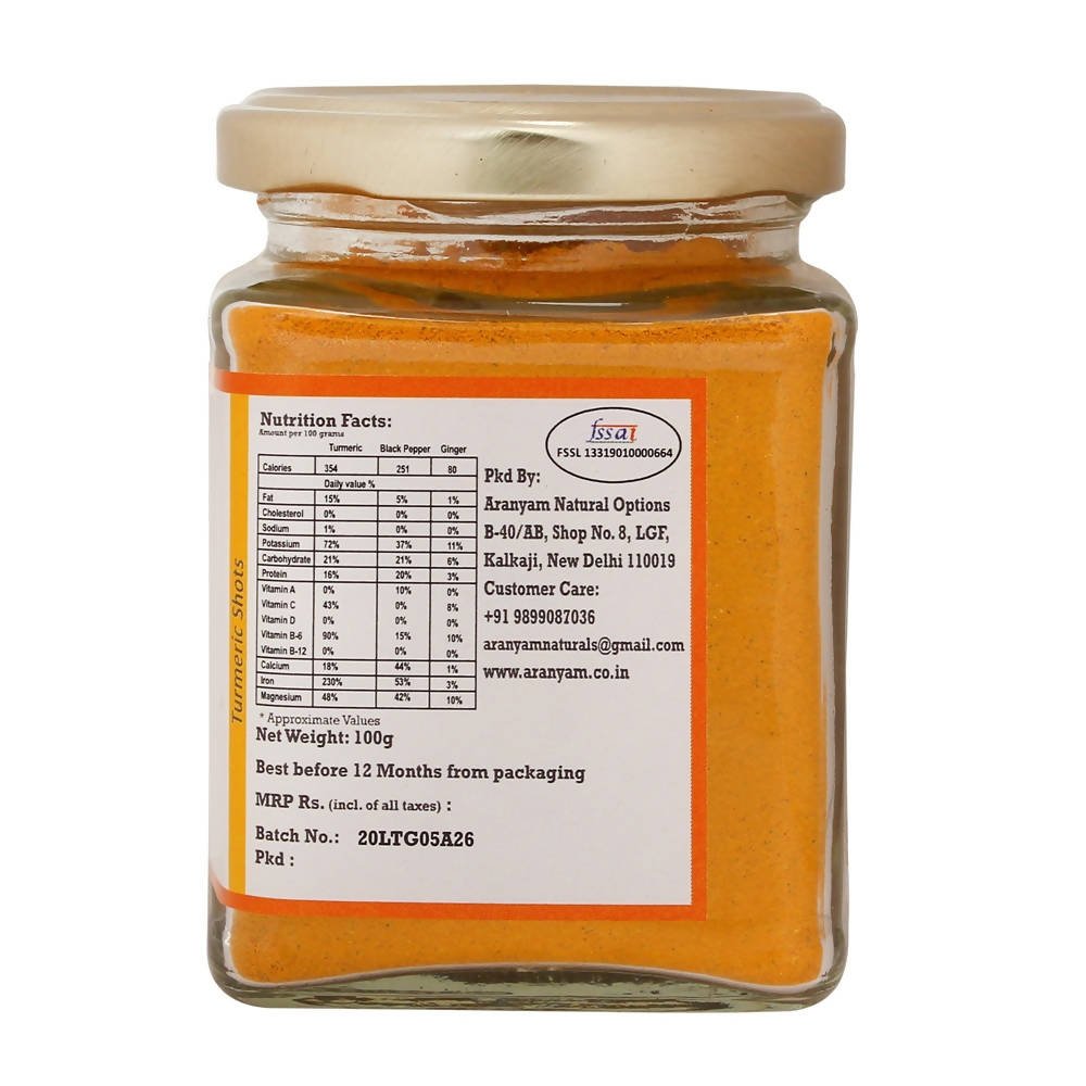 Aranyam Lakadong Turmeric Black Pepper & Ginger - Grab2buy
