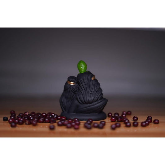 India Ka Bazar Lord Radha Krishna Idol - Gold & Black - Grab2buy