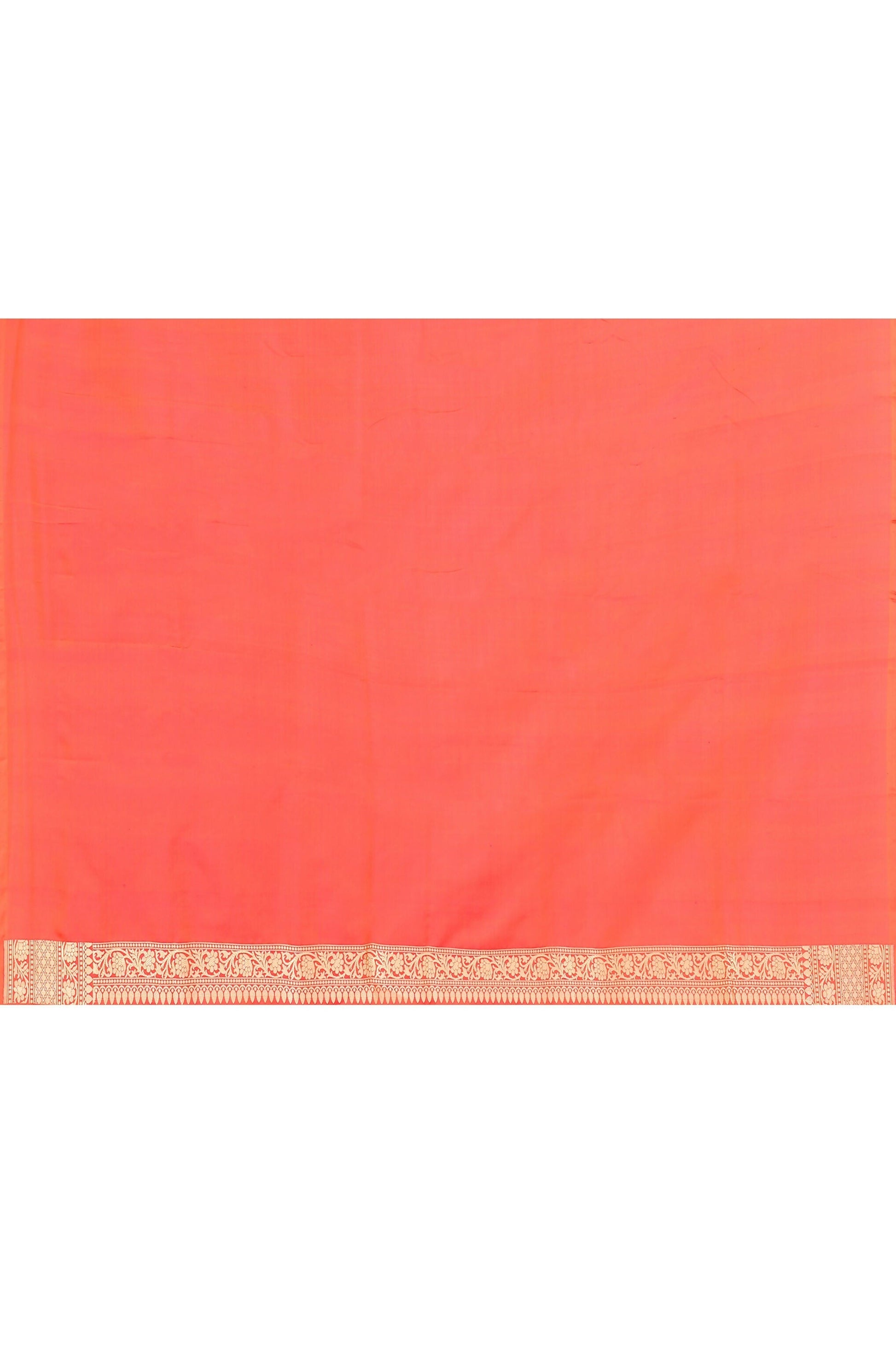 Joban Fashion Red Pure Katan Pure Handloom Banarasi Silk Saree | Swadesiicart