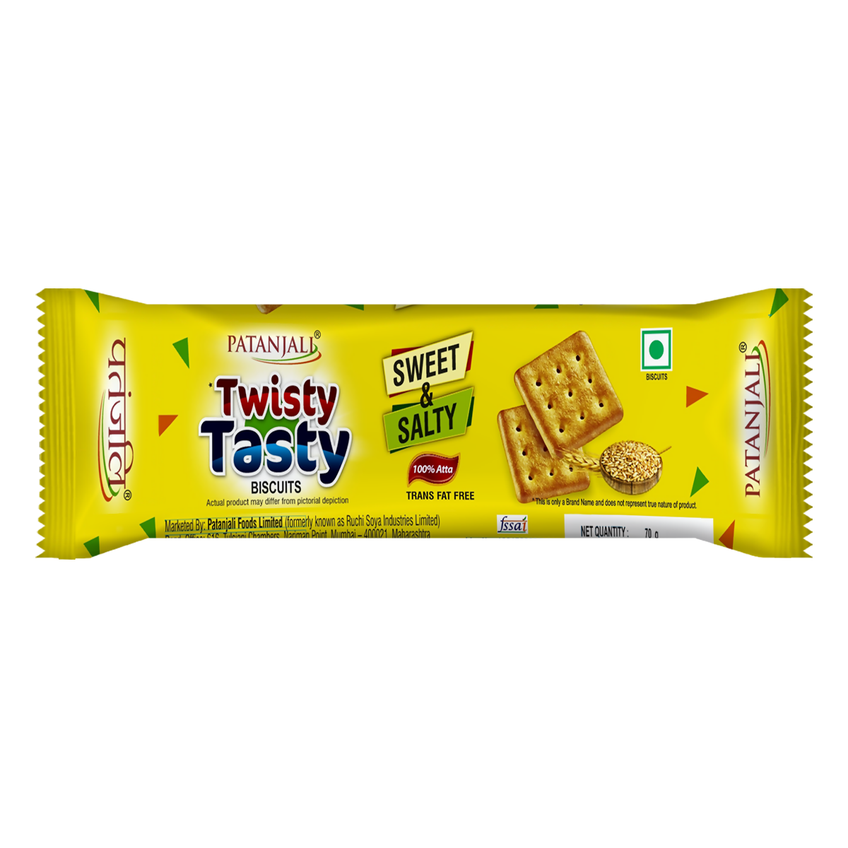Patanjali Twisty Tasty Biscuits 