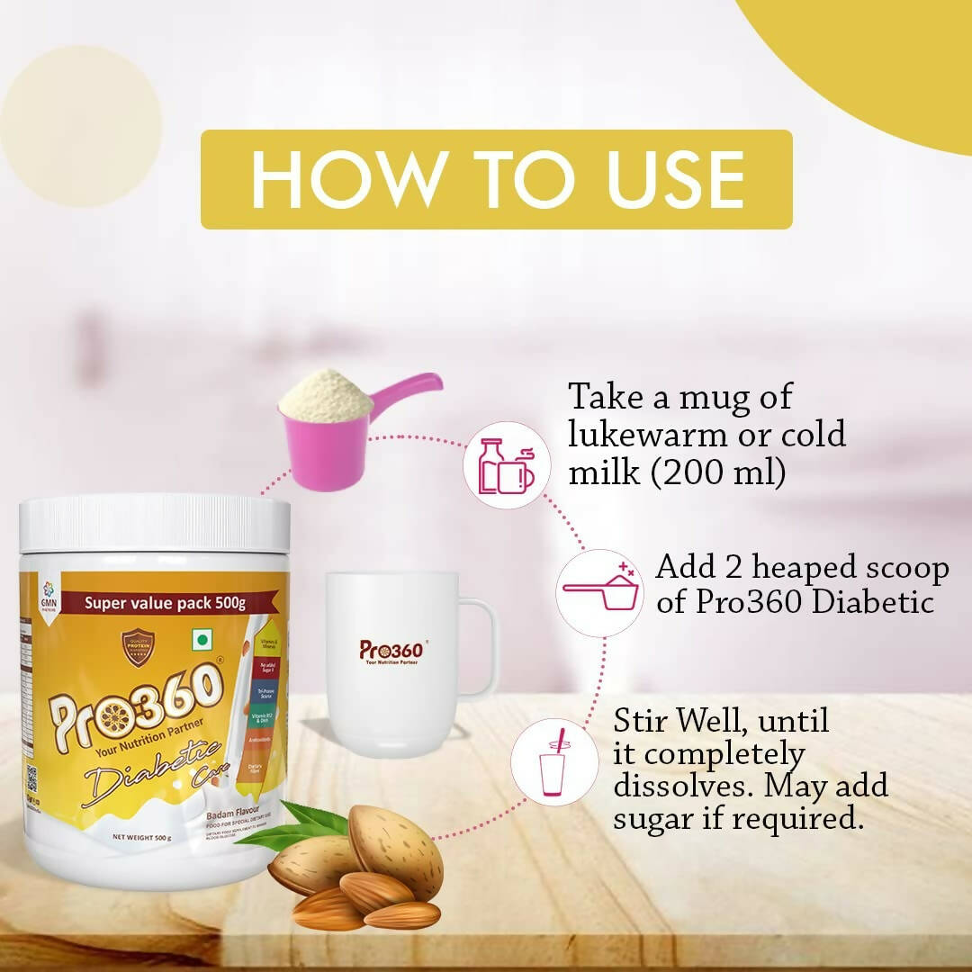 Pro360 Diabetic Care Protein Powder 