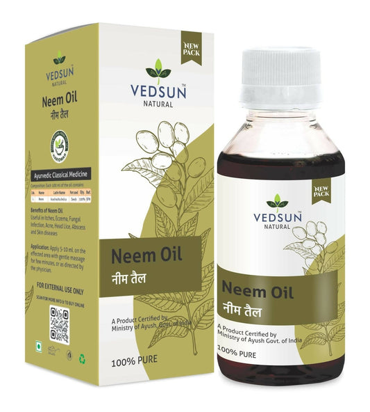 Vedsun Naturals Natural Neem Oil Pure and Organic Massage Oil for Skin & Hair  Grab2Buy Vedsun Grab2Buy
