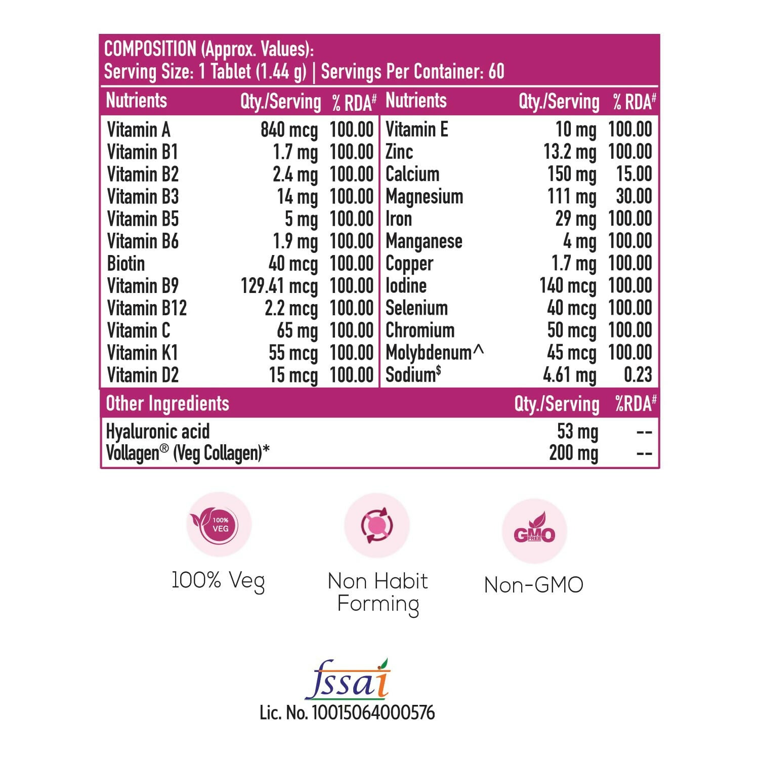 HK Vitals Multivitamin Plus Women Tablets 