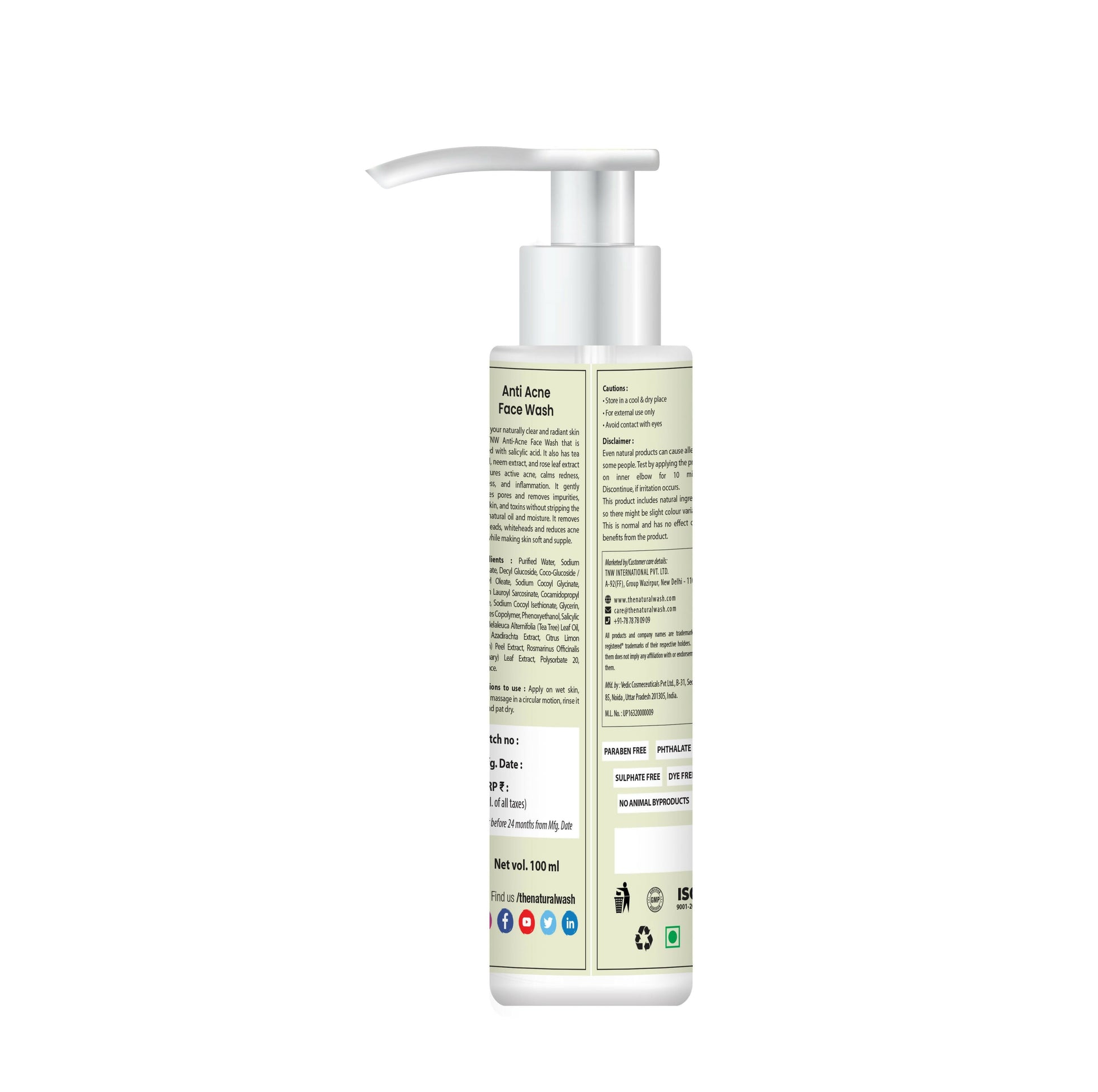 The Natural Wash Anti Acne Face Wash 