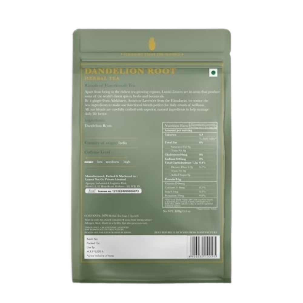 Luxmi Estates Pure Dandelion Root – Natural Herbal Infusion
