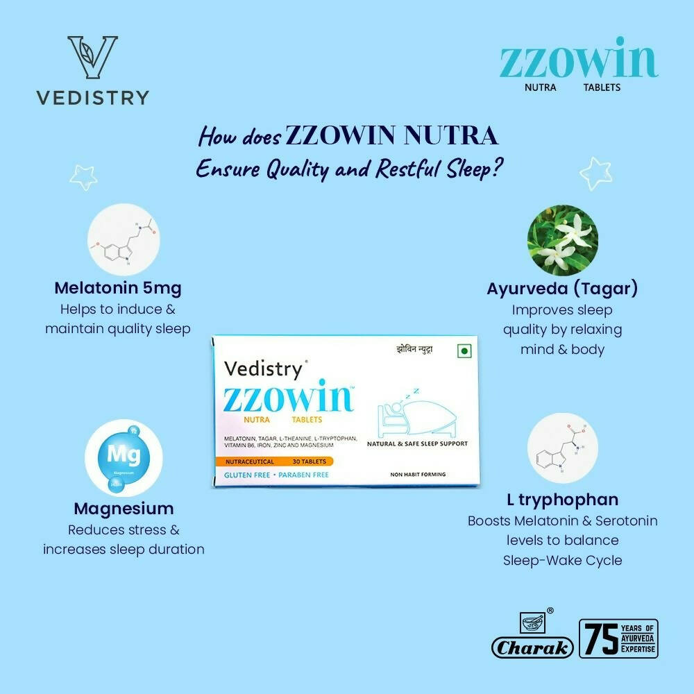 Vedistry Zzowin Nutra Tablets 
