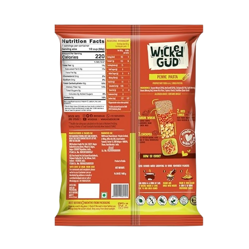WickedGud Penne Pasta Semolina  Grab2Buy WickedGud Grab2Buy