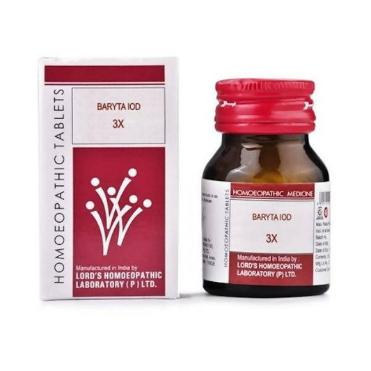Lord's Homeopathy Baryta Iodatum Tablets 