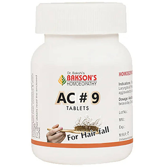 Bakson's Homeopathy AC#9 Tablets - Grab2buy