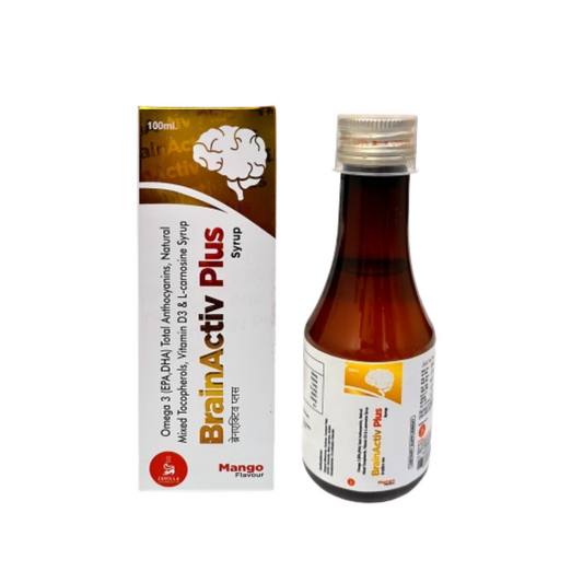 Zorilla Life Science BrainActiv I Plus Syrup I Omega 3 (EPA,DHA) 