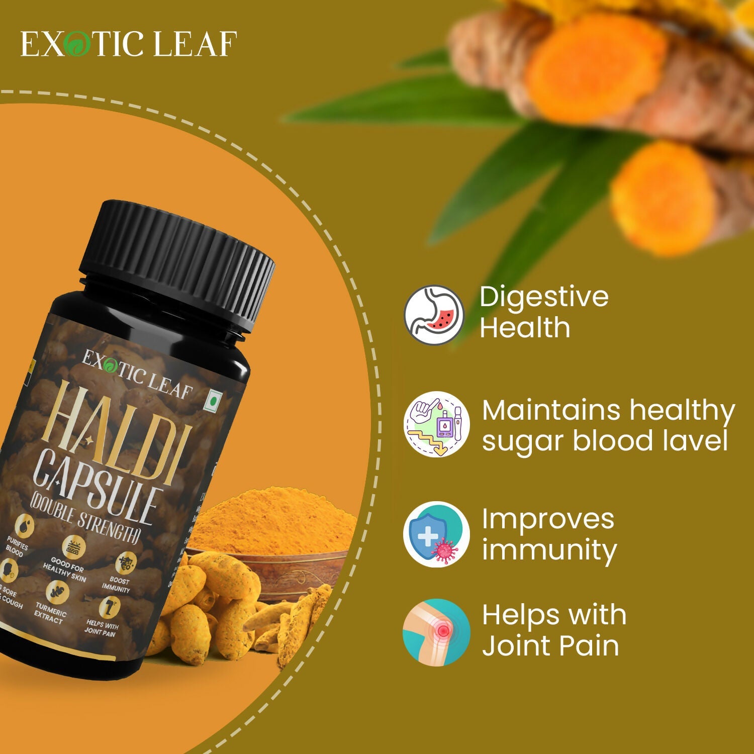 Exotic Leaf Haldi Tablets Exotic Leaf