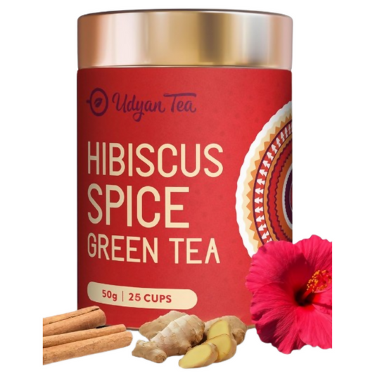 Udyan Tea Hibiscus Spice Green Tea  Grab2Buy Udyan Tea Grab2Buy