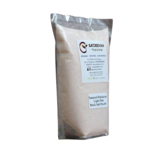 Satjeevan Natural Pink Himalayan Rock Salt Powder - Grab2buy