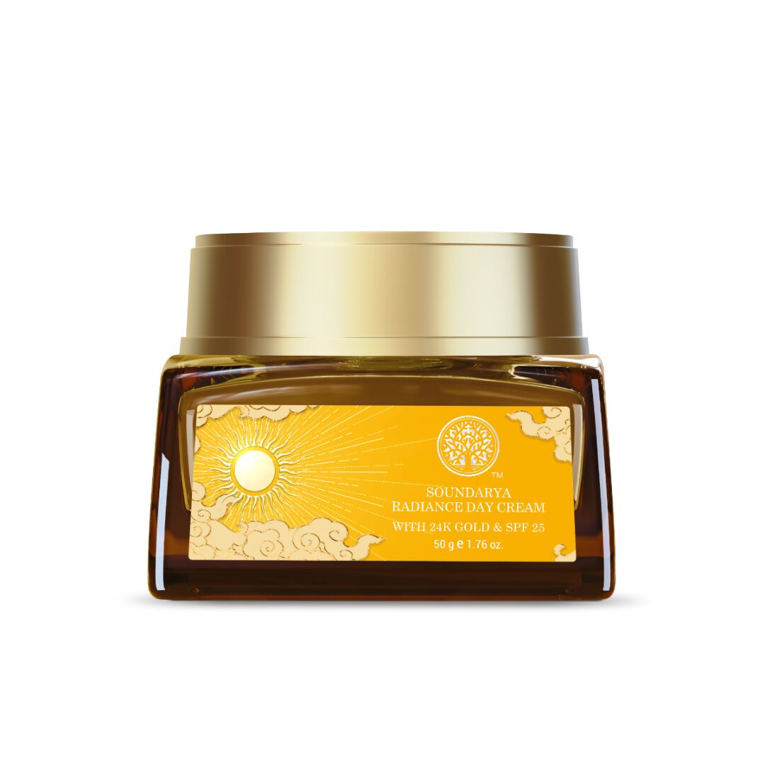 Forest Essentials Soundarya Radiance Cream With 24K Gold & SPF 25 - Grab2buy