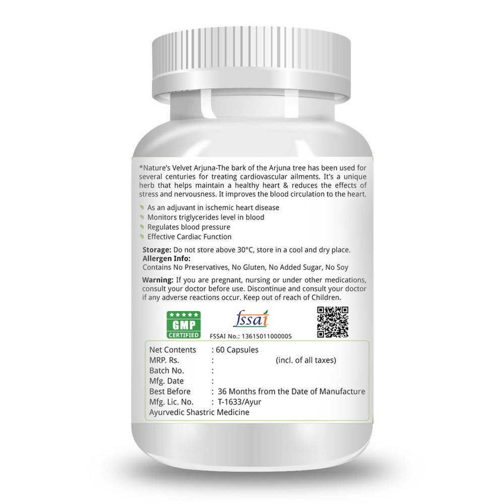 Nature's Velvet Arjuna Capsules 