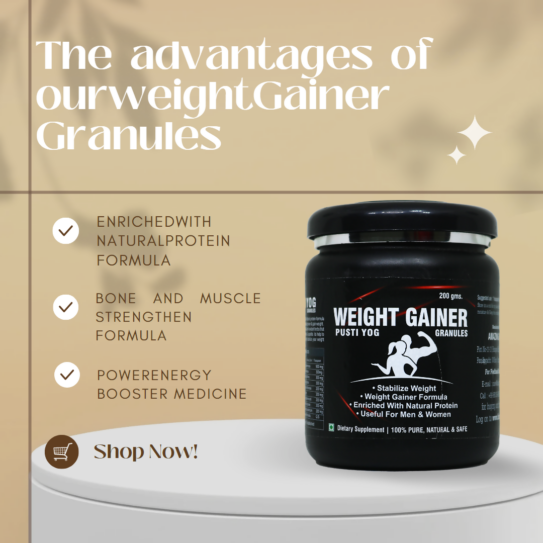 Dr.Bhargav’s Pusti Yog Weight Gain Safe Granules 