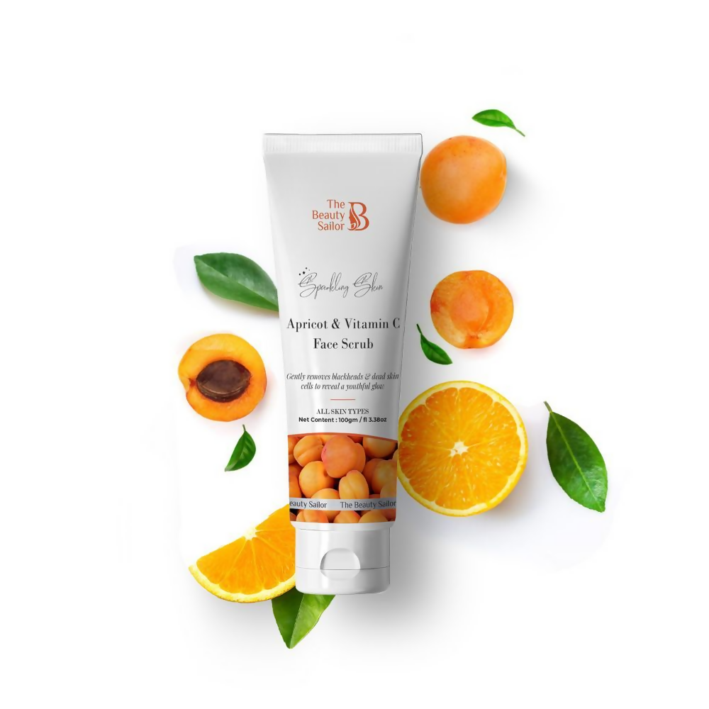 The Beauty Sailor Apricot And Vitamin C Face Scrub  Grab2Buy The Beauty Sailor Grab2Buy