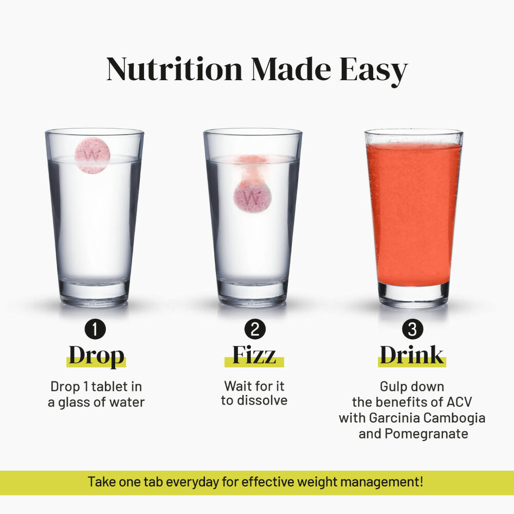 Wellbeing Nutrition Apple Cider Vinegar Effervescent Tablets 