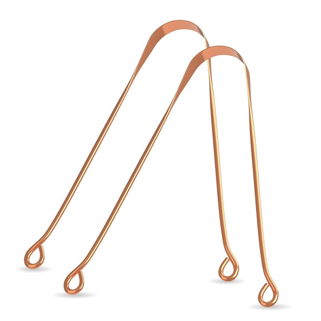 Zandu Copper Tongue Cleaner  Grab2Buy Zandu Grab2Buy