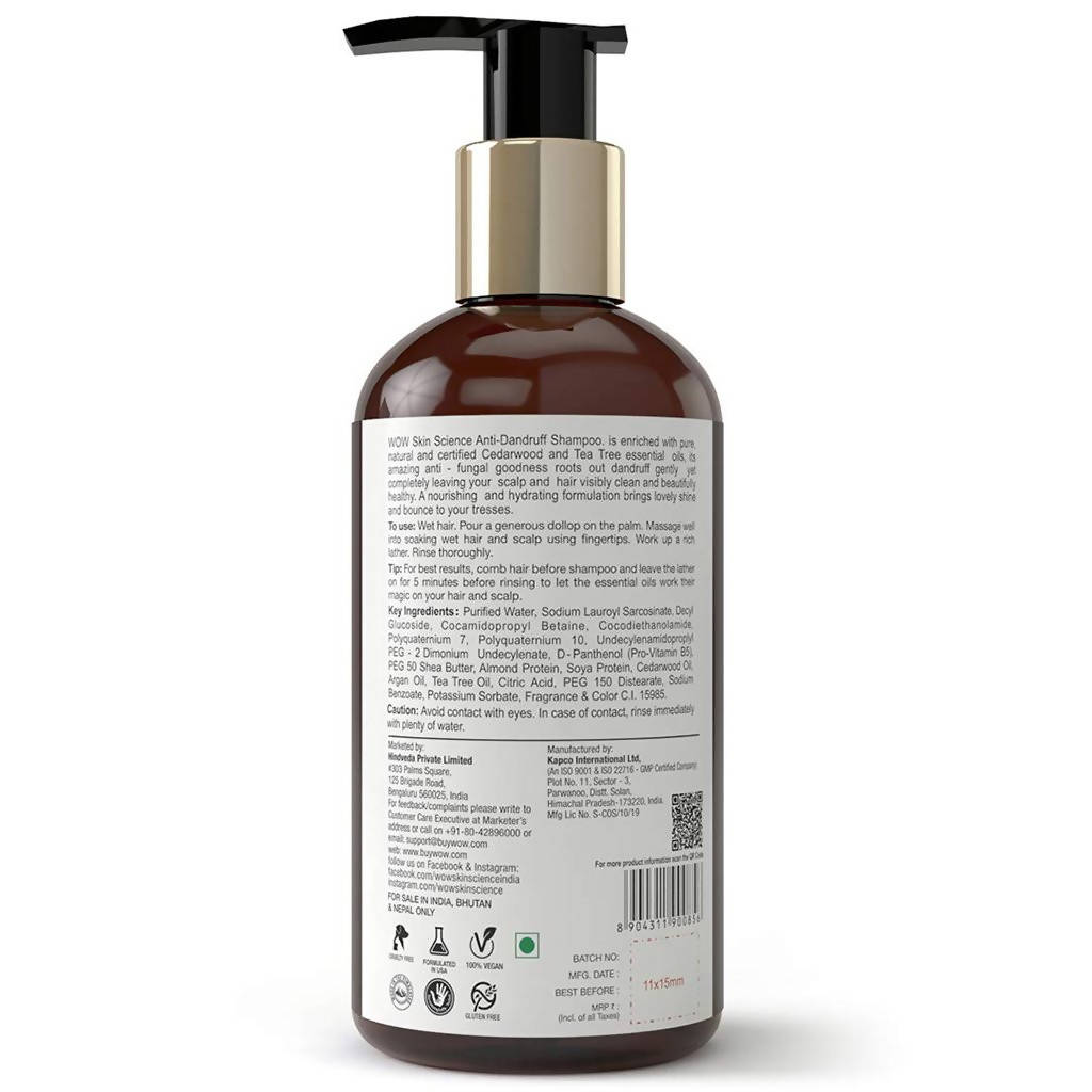 Wow Skin Science Anti-Dandruff Shampoo  Grab2Buy Wow Skin Science Grab2Buy