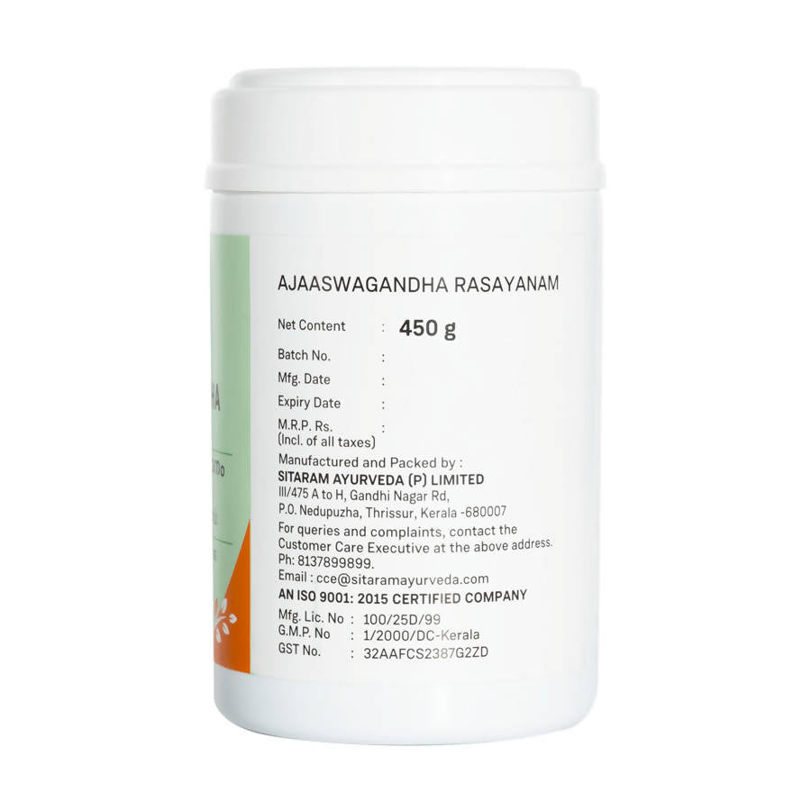 Sitaram Ayurveda Aja Aswagandha Rasayanam 