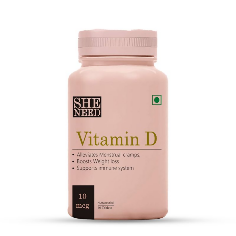 SheNeed Vitamin D Supplement For Women Tablets 
