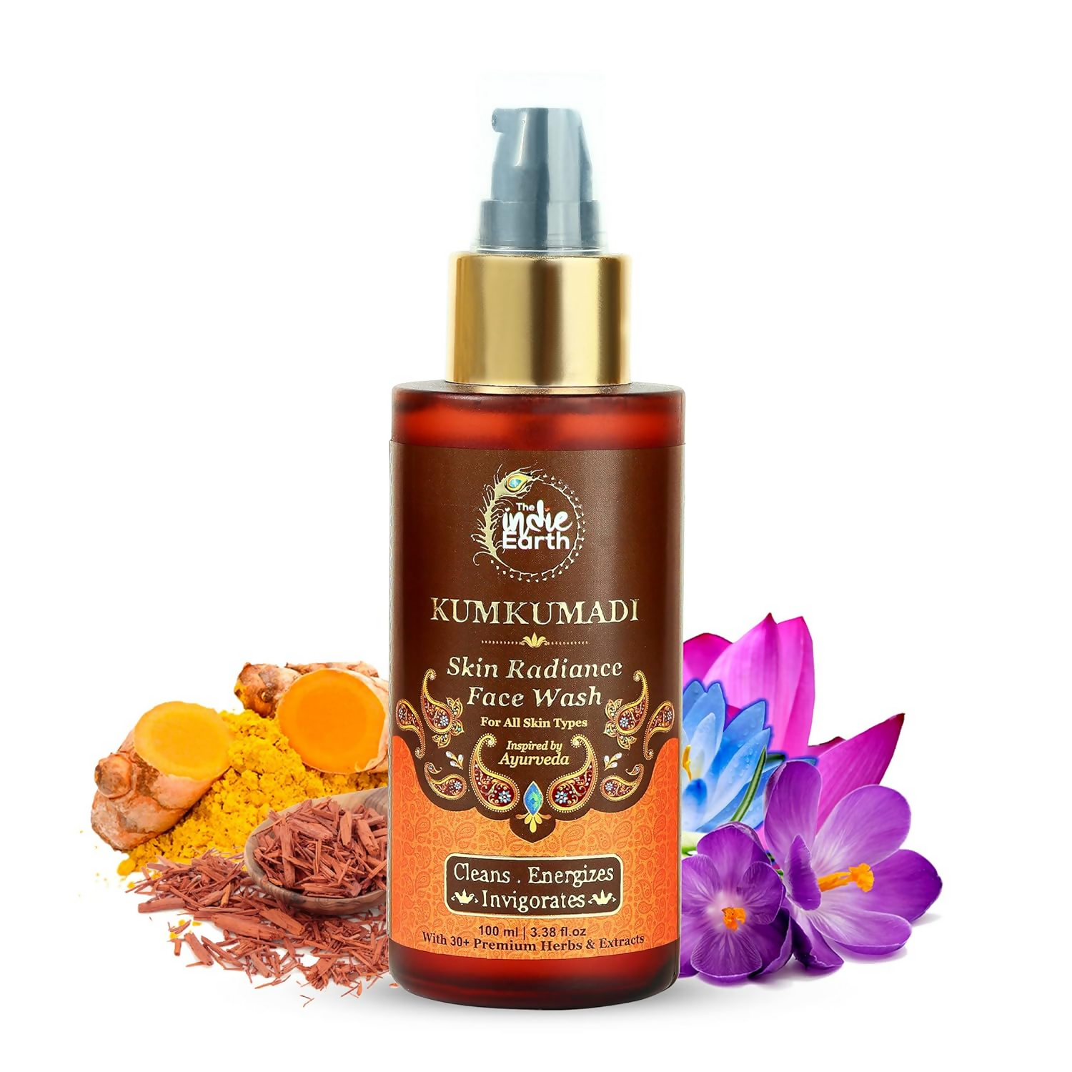 The Indie Earth 10% Kumkumadi Skin Radiance Face wash  Grab2Buy The Indie Earth Grab2Buy