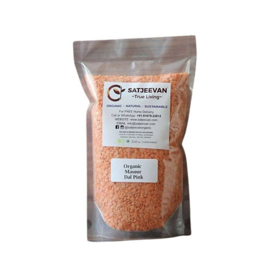 Satjeevan Organic Masoor Dal Pink 