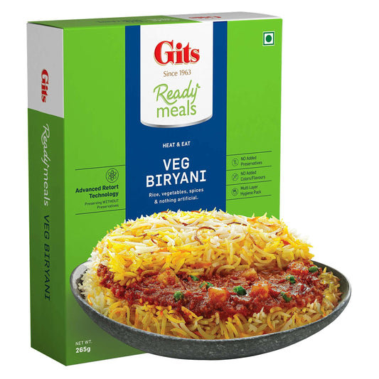 Gits Ready to Eat Veg Biryani Pure Veg 