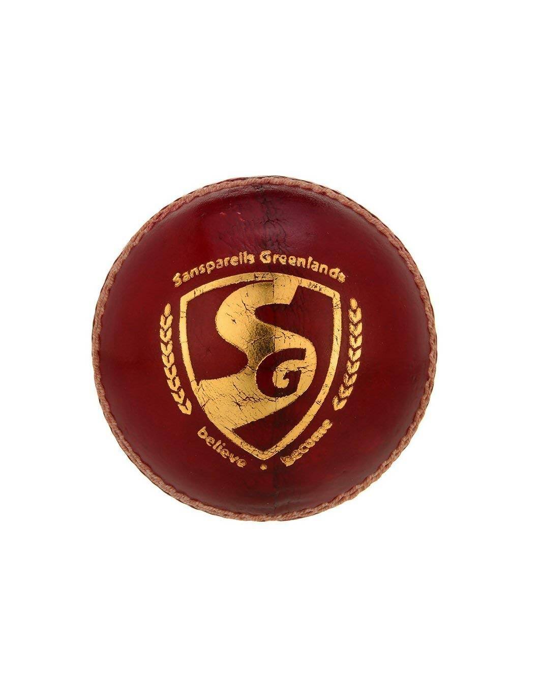SG Bouncer Leather Ball - Red 