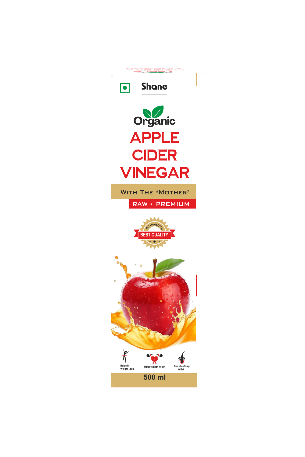 Shane Organic Apple Cider Vinegar Juice 