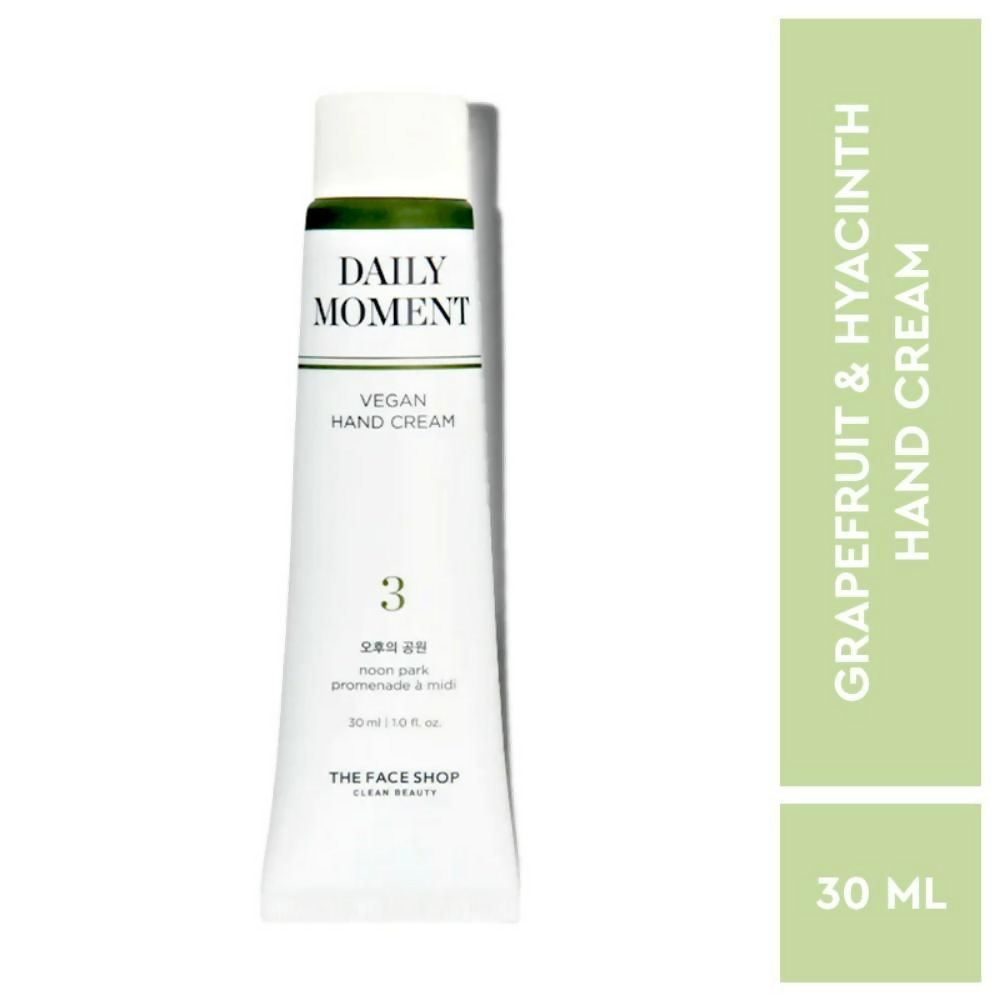 The Face Shop Non-Greasy Vegan Hand Cream - Noon Park With Hyaluronic Acid  Grab2Buy The Face Shop Grab2Buy