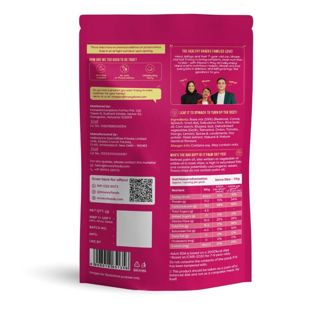 Troovy Healthy Masala Vegetable Chips Tasty & High Protein Snacks  Grab2Buy Troovy Grab2Buy