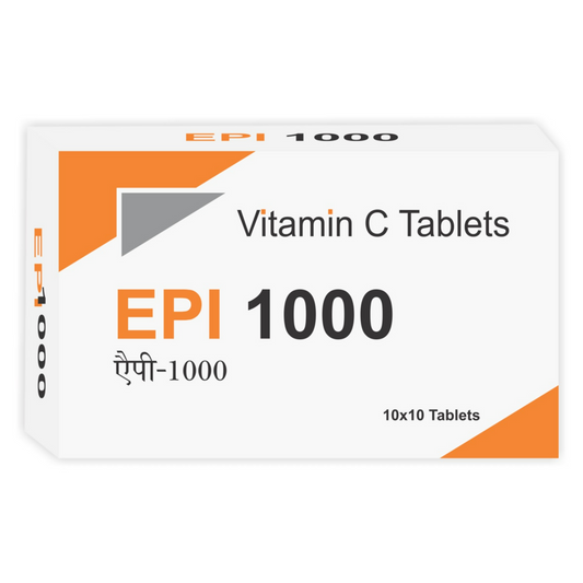 Epi 1000 - Vitamin C - Tablets For Skin Lightening Rejuvenation & Anti-Aging E Mega Mart India