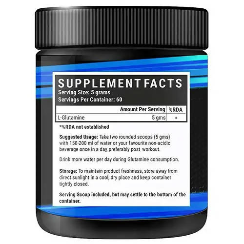 Inlife Micronized L-Glutamine Powder 