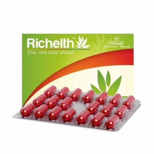 Charak Pharma Richelth Capsules  Grab2Buy Charak Grab2Buy
