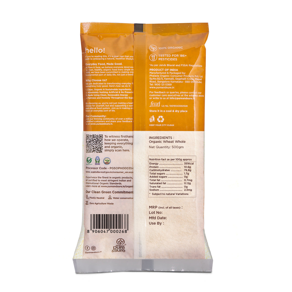 Pure & Sure Organic Rava 