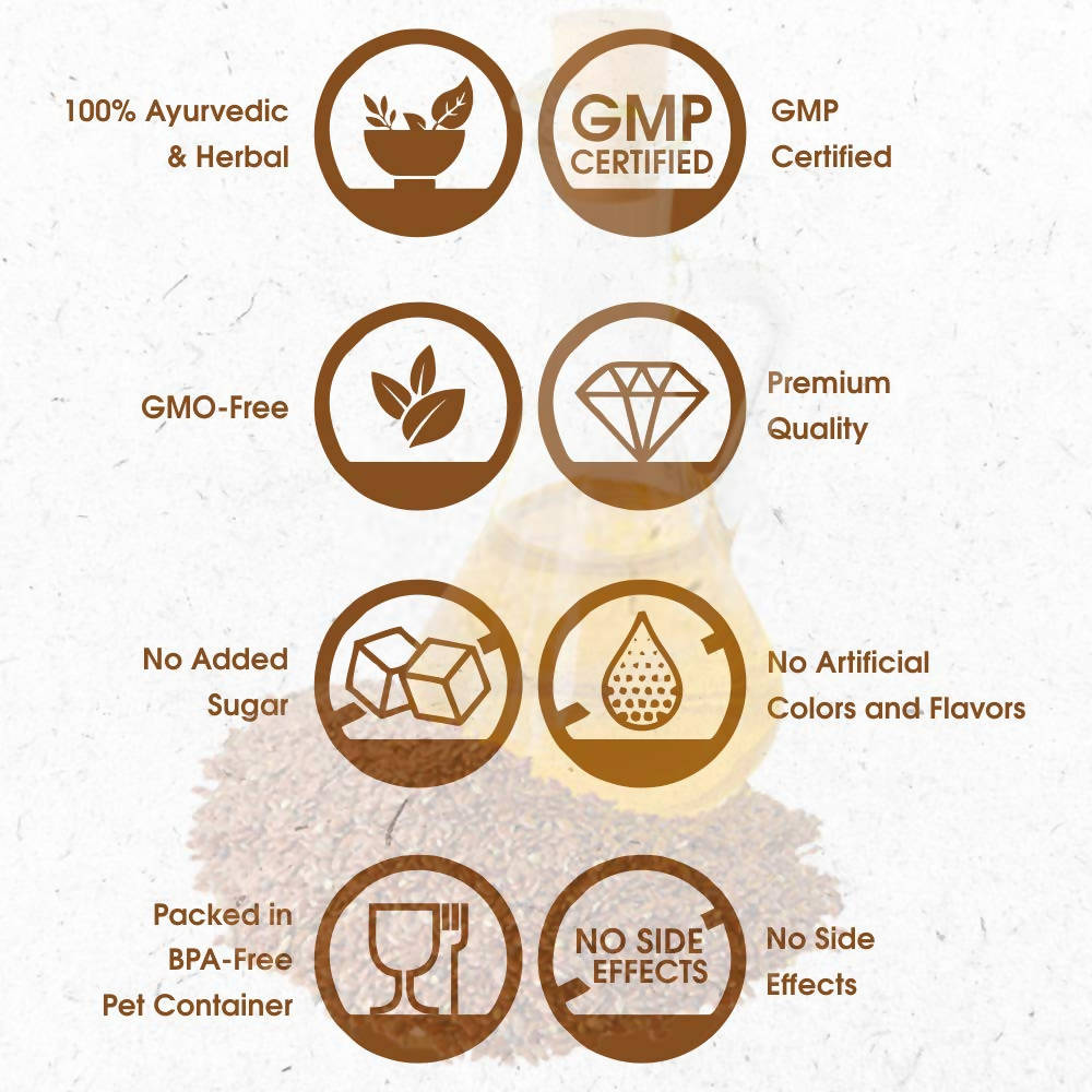 Krishna's Herbal & Ayurveda Flaxseed Oil 