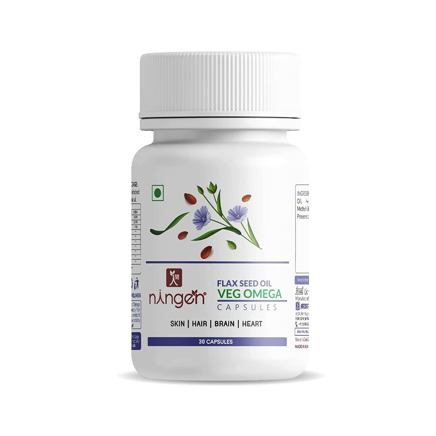 Ningen Flax Seed Oil Capsules - Grab2buy