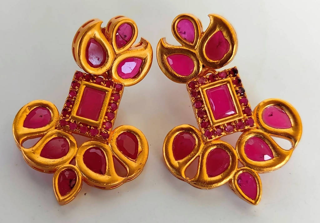 Pink Designer Earrings - Grab2buy