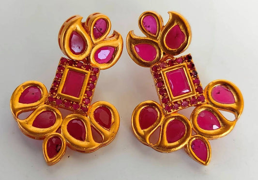 Pink Designer Earrings - Grab2buy